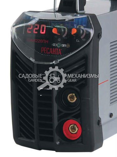 Сварочный аппарат инверторный Ресанта САИ 220 ПН (PRC, 140-260 В, 10-220 А, 5 мм, 7,7 кг)