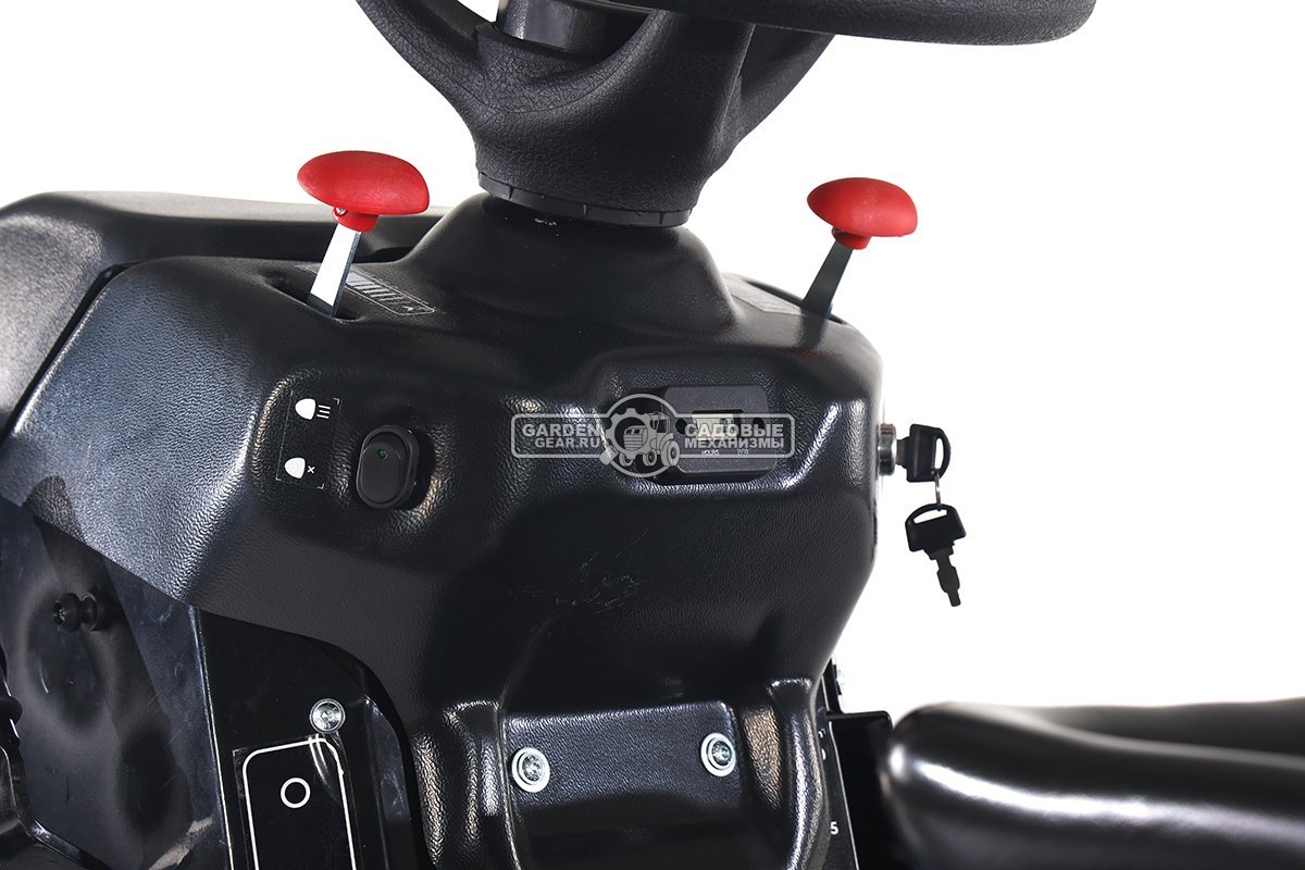 Садовый трактор Нева MT1-ZS (RUS, дека 110 см. - опция, Zongshen GB420SE, 420 см3, механич.трансмиссия, фара, боковой выброс, 395 кг)