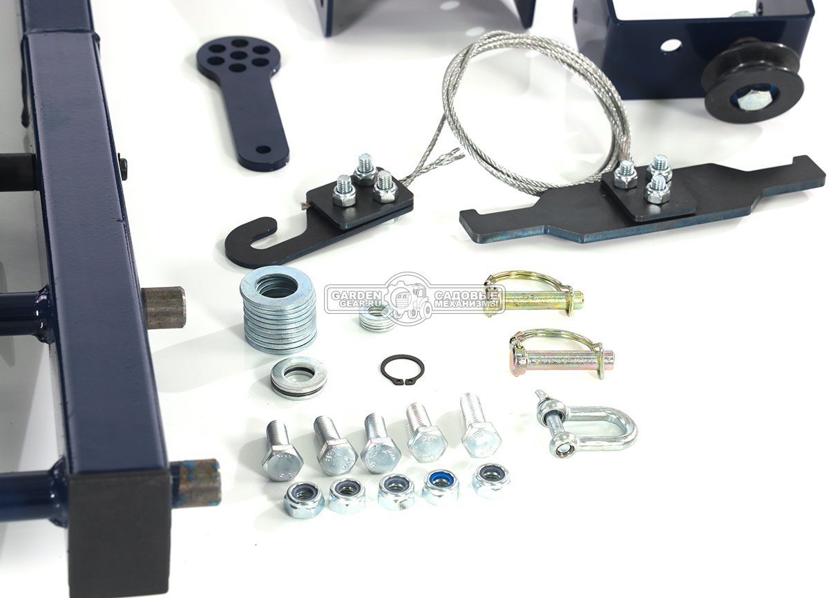 Рама с противовесом (комплект сцепки) Нева для установки переднего навесного оборудования на садовый трактор МТ1