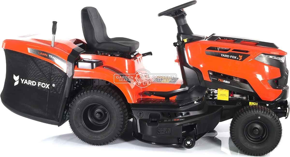 Садовый трактор Yard Fox T 92RBH (PRC, Loncin LC1P90F-1, 452 куб.см., гидростатика, травосборник 245 л, ширина кошения 92 см, 198 кг)