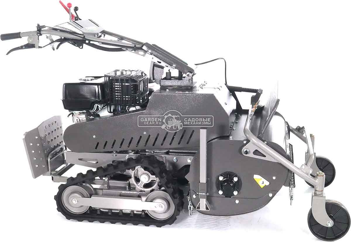 Косилка для высокой травы и кустов Caiman Rolo 390C-T цеповая гусеничная (RUS, 68 см, Caiman Green Engine, 392 куб.см., дифференциал, 295 кг.)