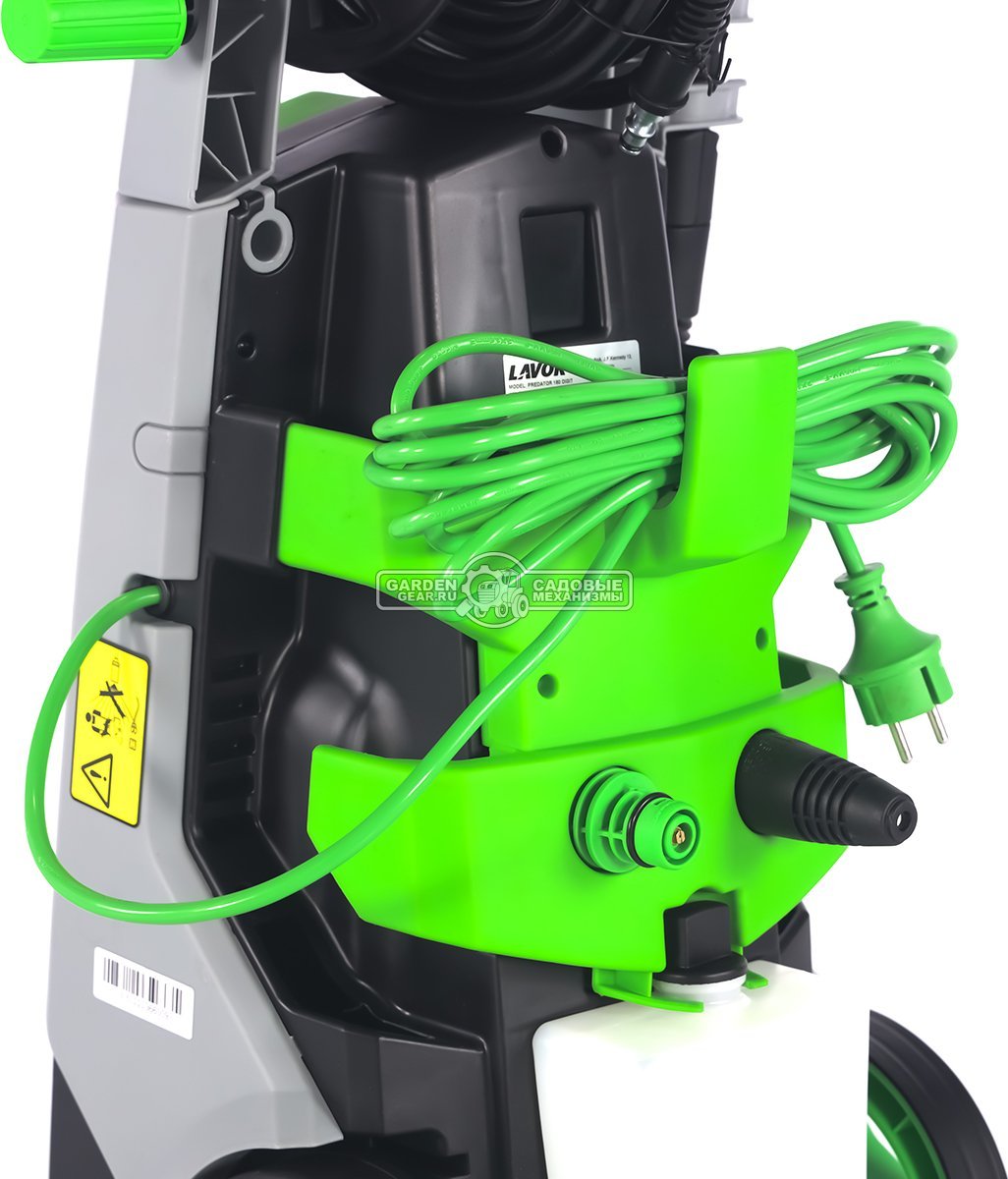 Мойка высокого давления Lavor Predator 180 Digit (PRC, 2500 Вт, 180 бар, 510 л/час, электронная панель управления, барабан + шланг 8 м, 15.8 кг)