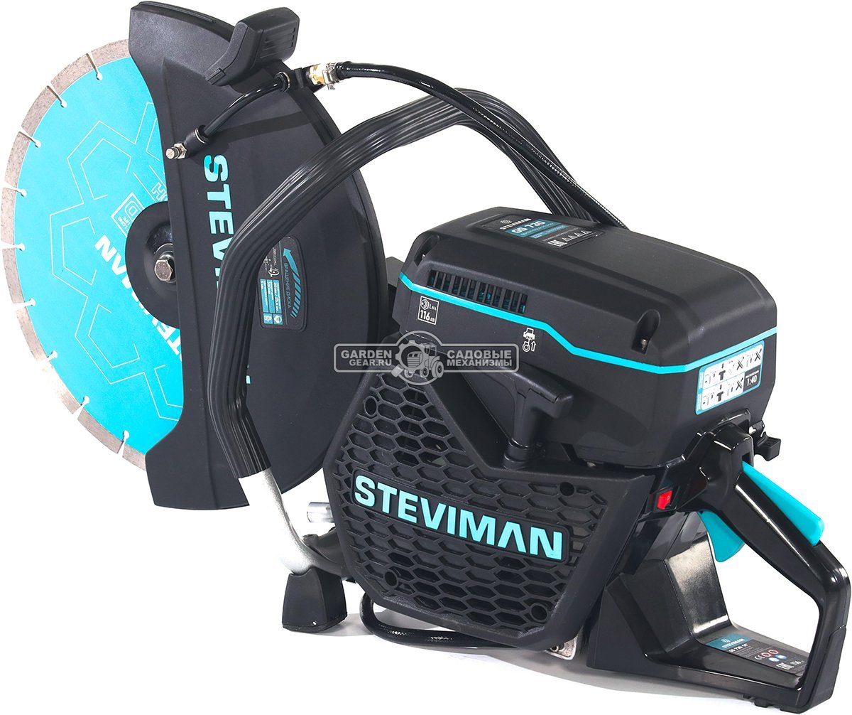 Бензорез Steviman GS730 14" (PRC, 76.2 см3, 5.0 л.с., диаметр круга 350 мм, 10 кг)
