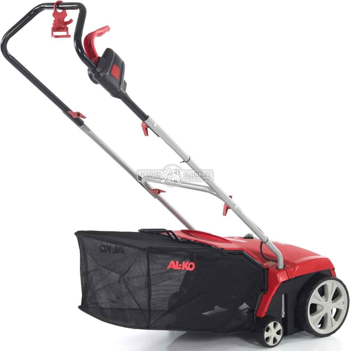 Вертикуттер - аэратор электрический Al-Ko VL 38 E Gudenaa (PRC, 1300 Вт, 38 см, ножи+пружины, пластик, 55 л, 13.8 кг)