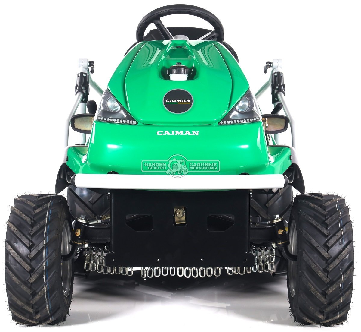 Садовый трактор для высокой травы и работы на склонах Caiman Croso 2WD 97D2C (CZE, Caiman V-Twin, 708 куб.см., 92 см, дифференциал, 331 кг.)