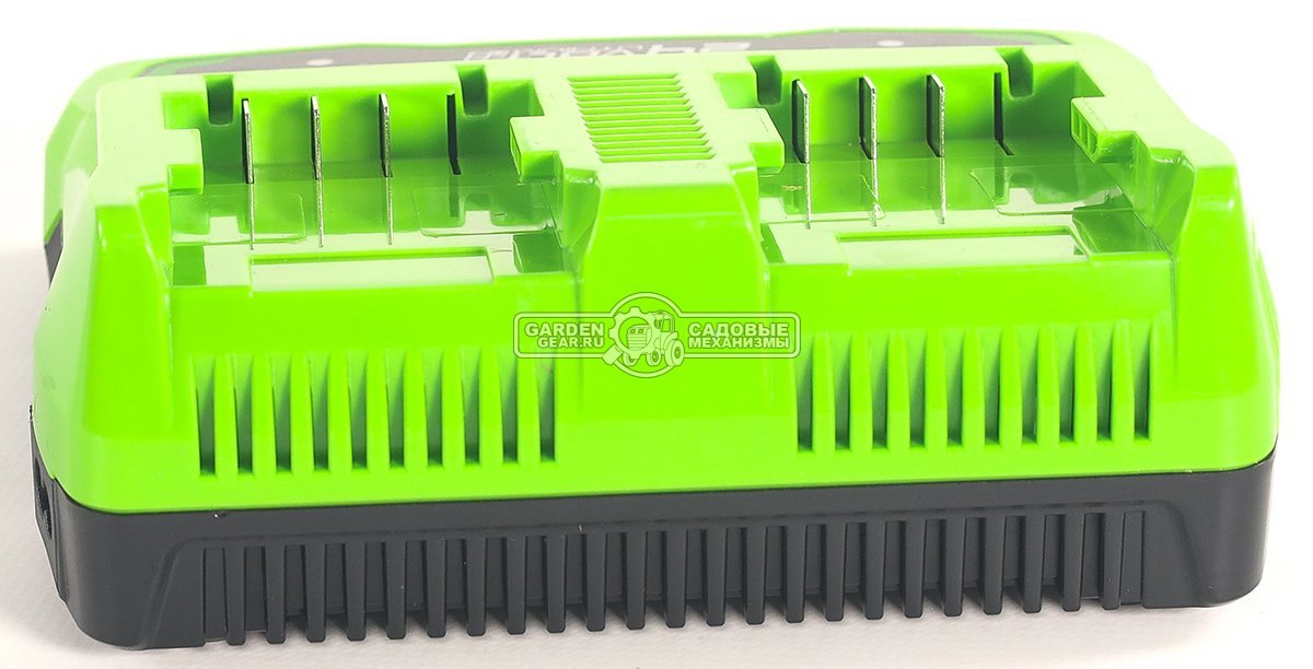 Зарядное устройство GreenWorks G24X2UC2 двойное для аккумуляторов 24В (2 А)