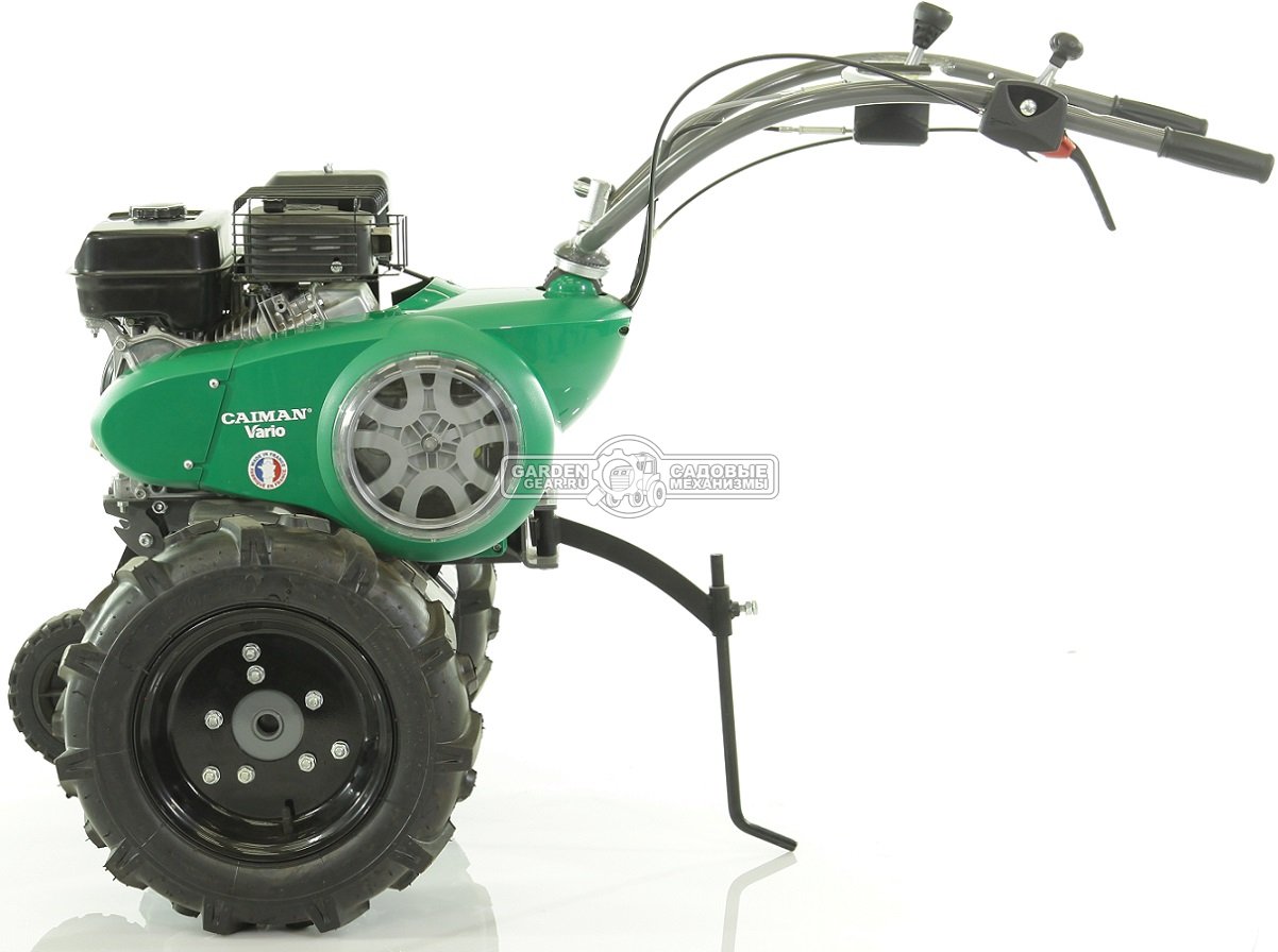 Мотоблок Caiman Vario 70S Plow TWK+ (FRA, Subaru EP 21 OHC, 211 куб.см., 2 вперед/1 назад, 60-90 см., колеса - 4.0-8, 124 кг.)