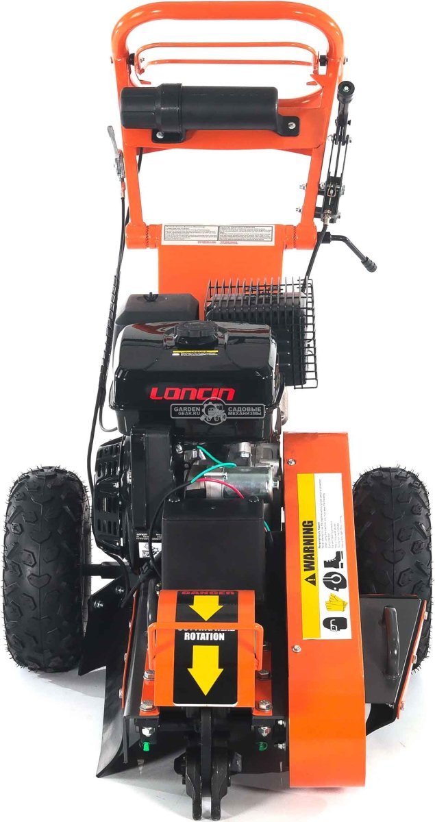 Измельчитель пней ZimAni SG350 с эл/стартером (PRC, Loncin G420F, 420 см3, диаметр фрезы 300 мм, 104 кг)