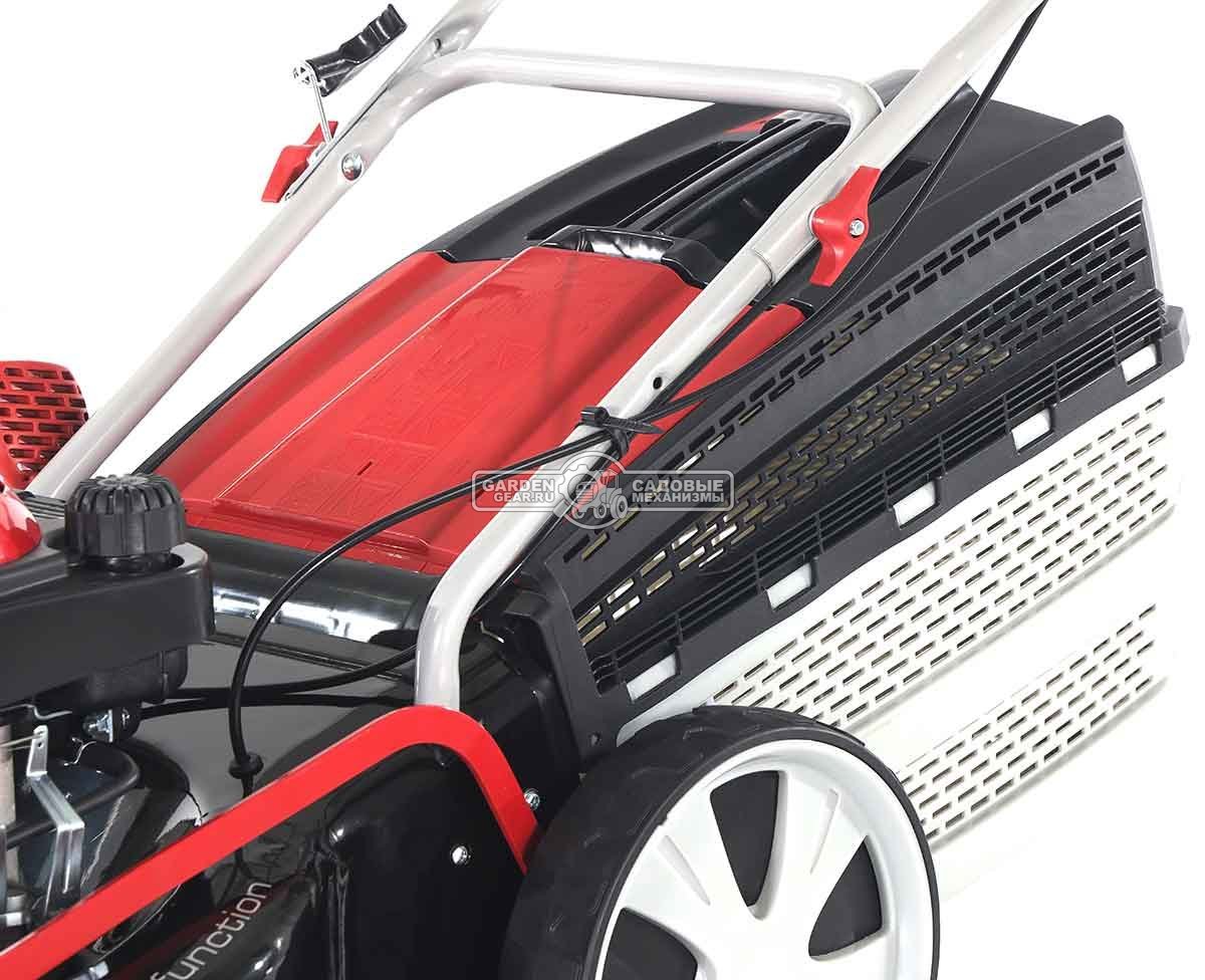 Газонокосилка бензиновая Geos Classic 46 SP-S Plus (PRC, 46 см, Sanli, 140 см3, сталь, 4 в 1, 65 л, 32 кг)