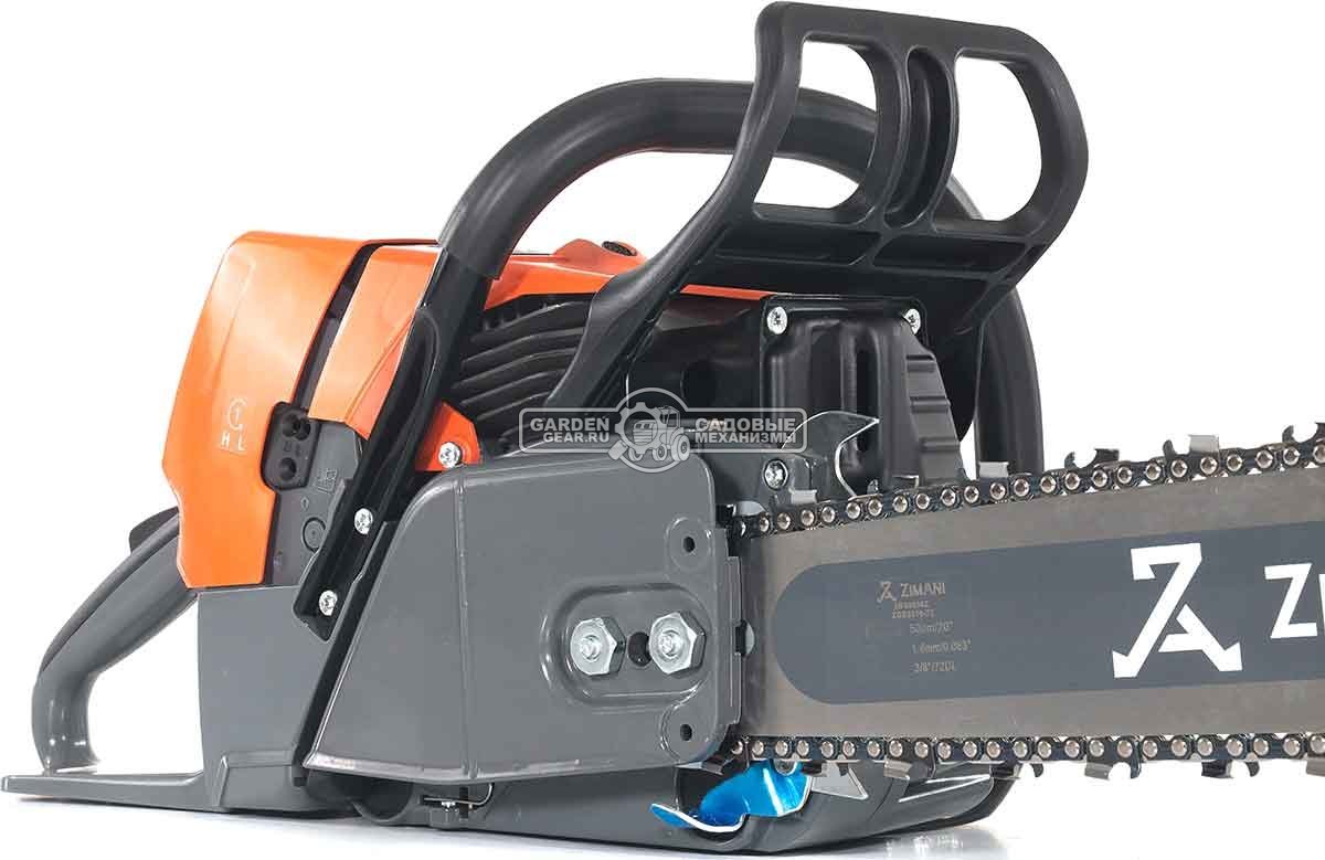 Бензопила ZimAni MS 460 20" (PRC, 76.5 куб.см., 4.5 кВт/6.0 л.с., 3/8", 1.6 мм, 72E, 6.5 кг)