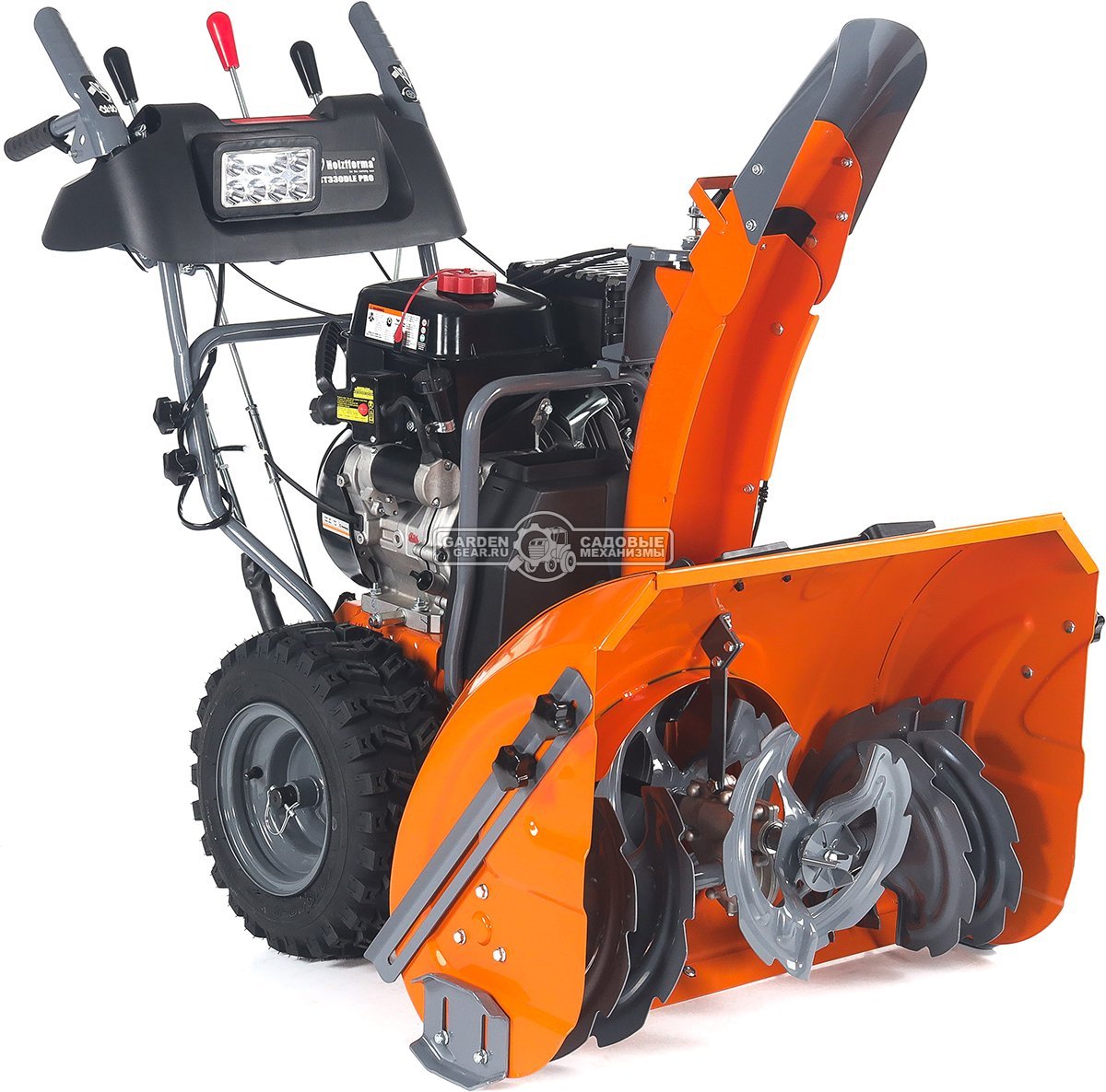 Снегоуборщик Holzfforma ST330DLE PRO Quattro Auger (PRC, 76 см, LCT Snow Storm 414 см3, эл/стартер 220В, LED фара, AutoTurn, скорости 6/2, 115 кг.)