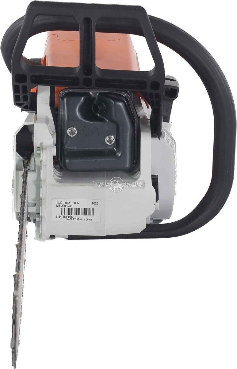 Бензопила Stihl MS 230 18" (PRC, 40.2 куб.см., 2.0 кВт/2.7 л.с., 3/8", 1.3 мм, 61E, 4.6 кг)