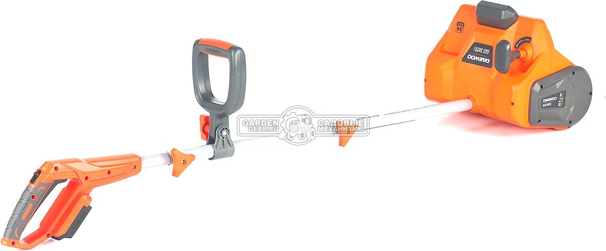 Снегоуборщик аккумуляторный / лопата Daewoo DAST 3421Li SET c АКБ 4 А/ч и ЗУ (PRC, BL 21В, ширина 34 см, 4.3 кг)