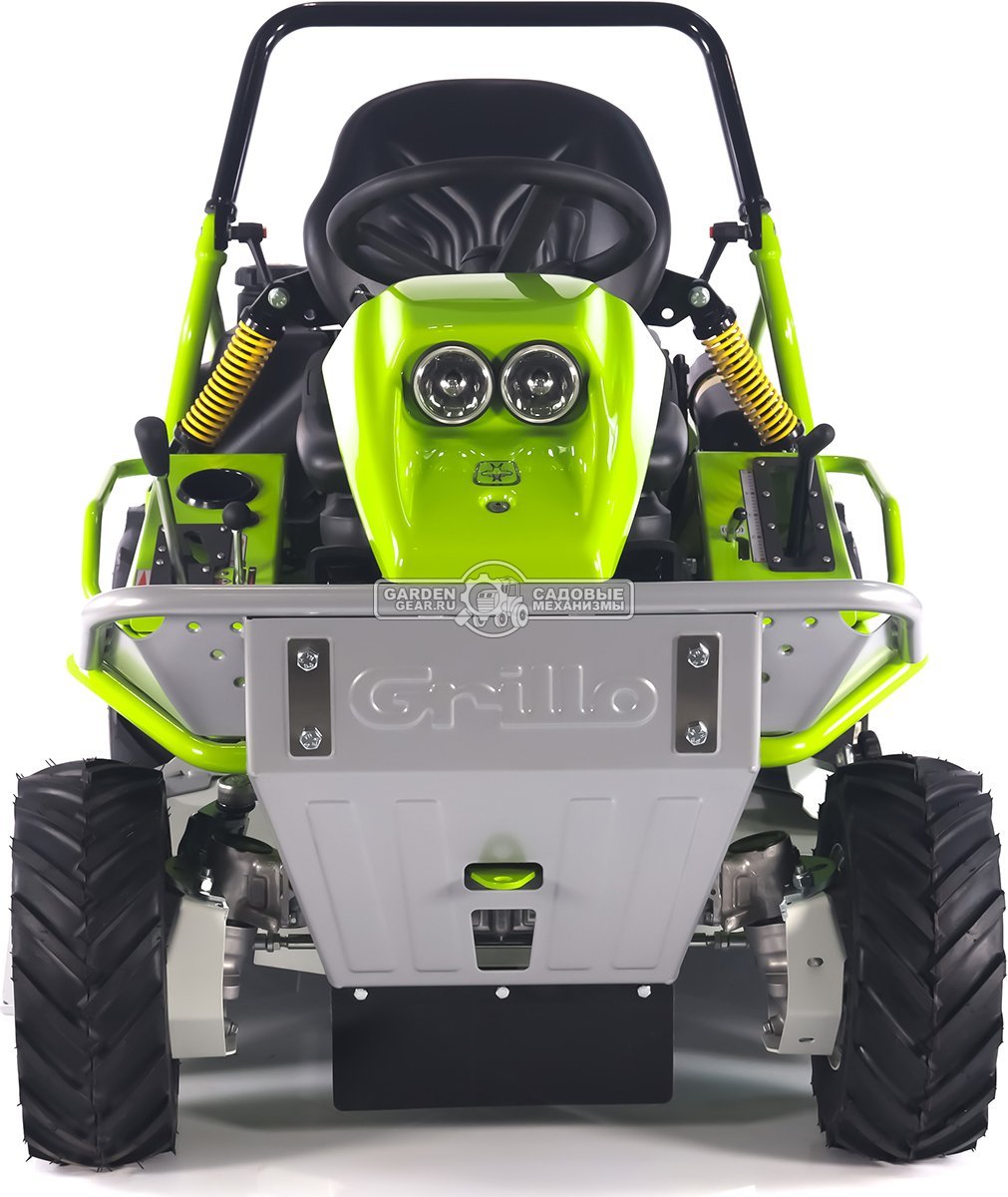 Садовый трактор для высокой травы и работы на склонах Grillo Climber 10.27 4WD (ITA, B&S 8290 CXi, 724 куб.см3, задний выброс, диффер., 98 см, 383 кг)