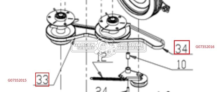 Ремень привода щетки AS-Motor AS30, G07352016
