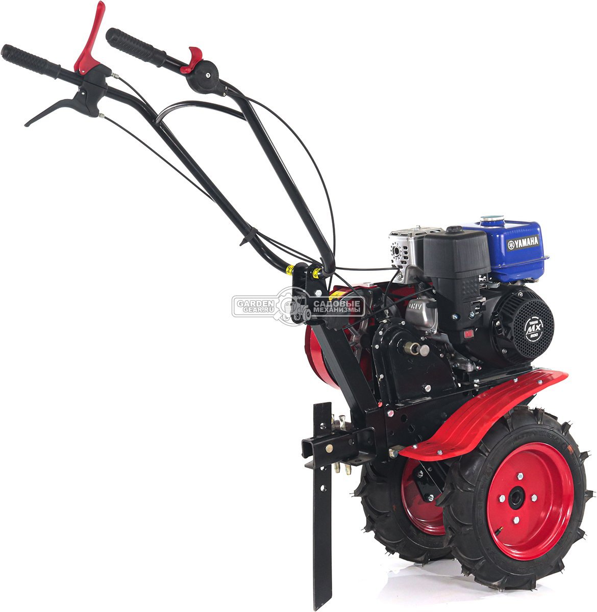 Мотоблок Ока МБ-1Д2М12 Yamaha MX200 6.5 (RUS, колеса 4.00х10, 196 куб.см., 70 см, 2 вперед/2 назад, шкив, 94 кг)