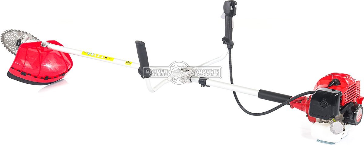 Бензокоса Интерскол КБ 44/52РВ Эксперт (RUS, 52 куб.см., 1.6 кВт/2.2 л.с., леска 2.4 мм + 40Т диск 255 мм, Т-рукоятка, 7.0 кг)