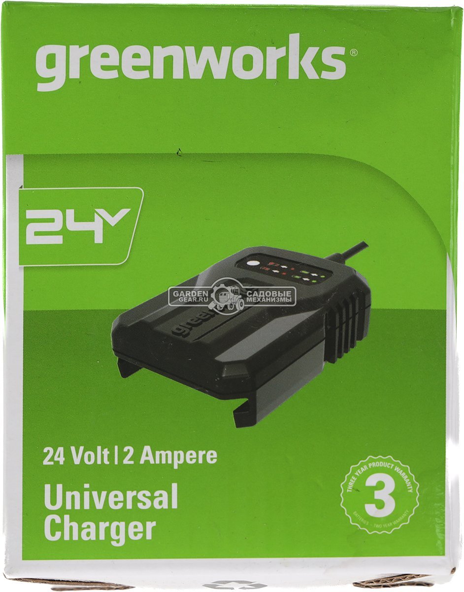 Зарядное устройство GreenWorks G24UC2 для аккумуляторов 24В (2 А)