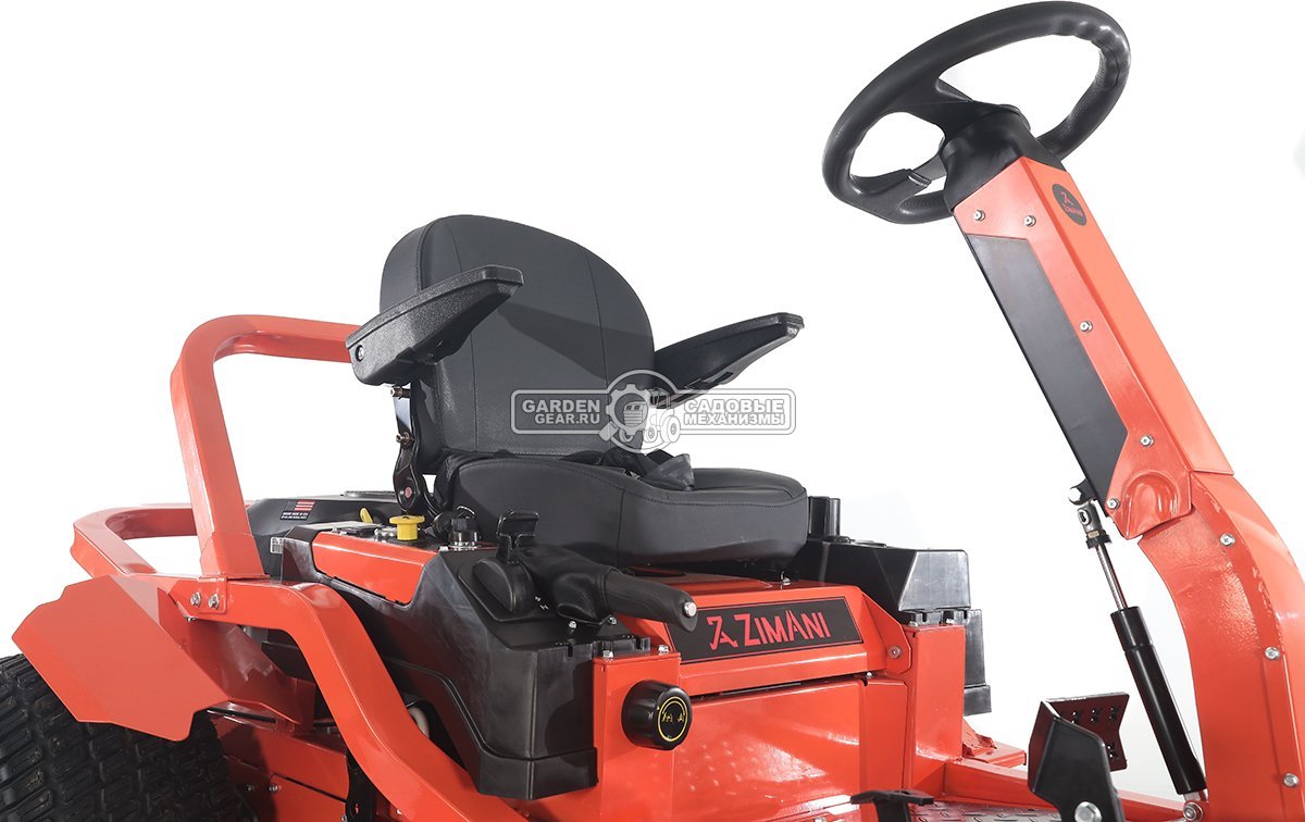 Садовый райдер ZimAni Sierra 54 Pro с нулевым радиусом разворота (PRC, Kohler KT730, V-Twin, 725 куб.см., гидростатика, ширина 137 см., 350 кг)
