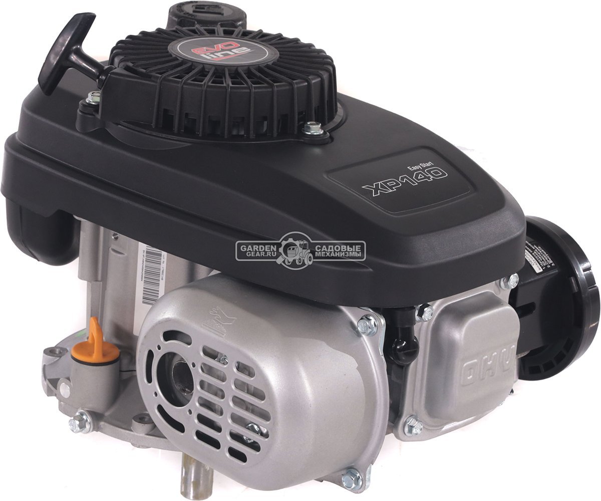 Бензиновый двигатель EVOline XP 140 A (3,5 л.с., 141 куб.см., D=22,2 мм, L=80 мм, алюминиевый маховик, динамический тормоз, 7,8 кг.)