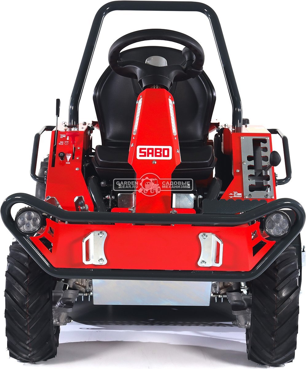 Садовый трактор для высокой травы и работы на склонах SABO GLADIATOR 95 F AWD (GER, B&S Intek 8-44C8, 724 куб.см., 95 см, дифференциал, 388 кг.)