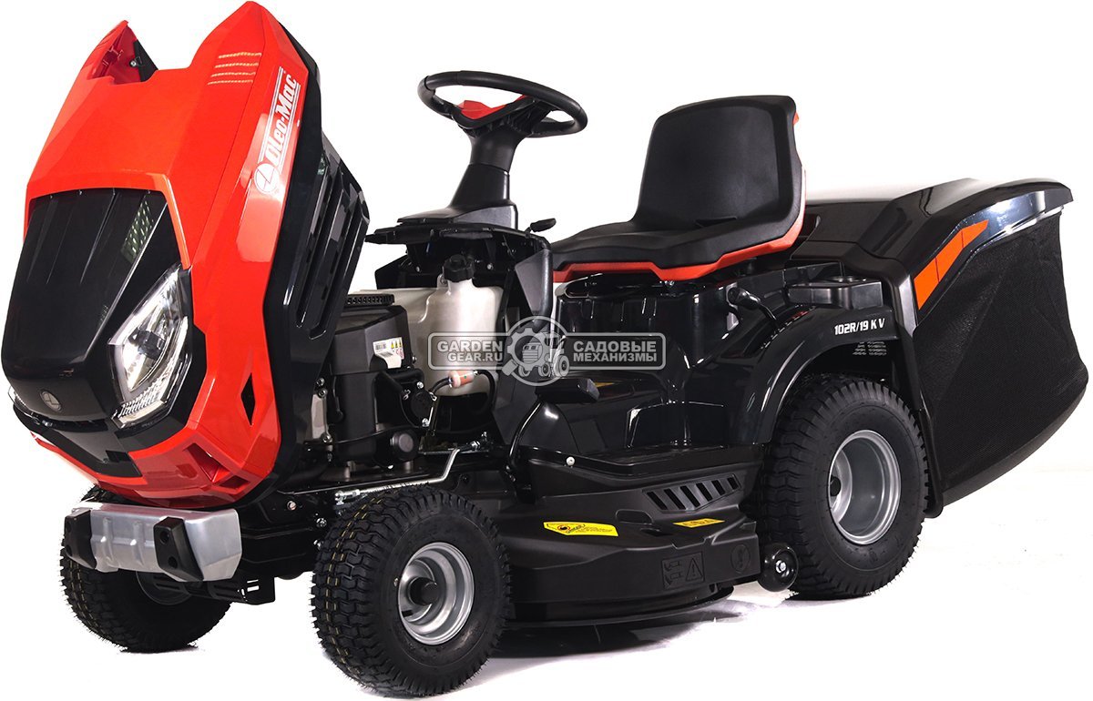 Садовый трактор Oleo-Mac OM 102R/19 KV (PRC, Emak K 1900 V-Twin, 586 см3, 102 см., гидростатика, травосборник 300 л., 198 кг.)