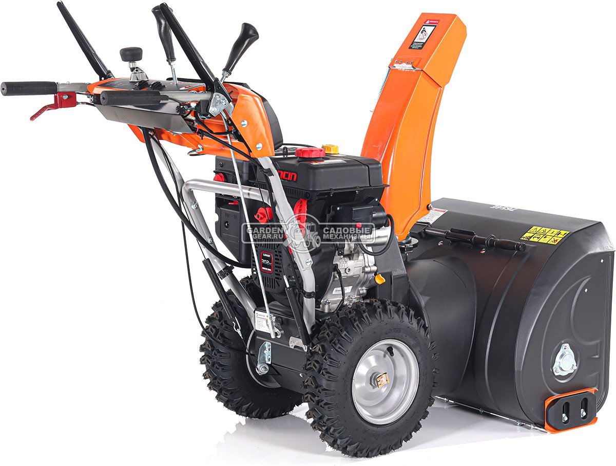 Снегоуборщик Yard Fox 7654E Pro (PRC, 76 см, Loncin, 302 см3, эл/стартер 220В, фара, подогрев рукояток, скорости 6/2, 108 кг)