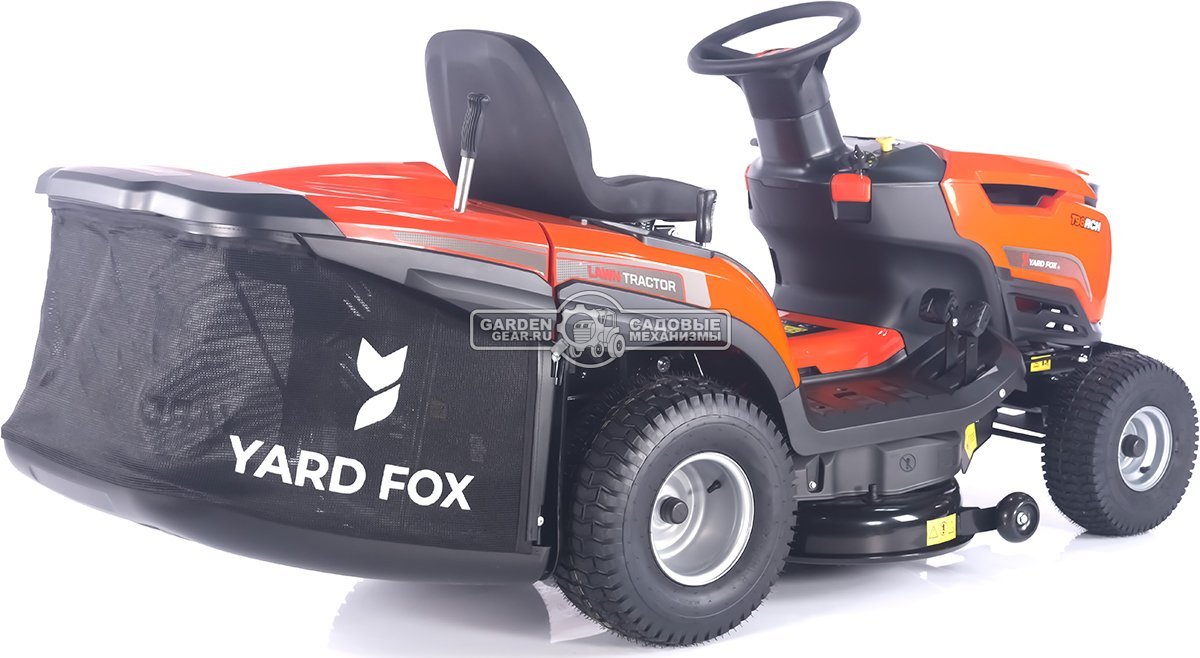 Садовый трактор Yard Fox Optima T 98 RСH (PRC, Loncin 452 куб.см., гидростатика, травосборник 260 л, ширина кошения 98 см, 200 кг)