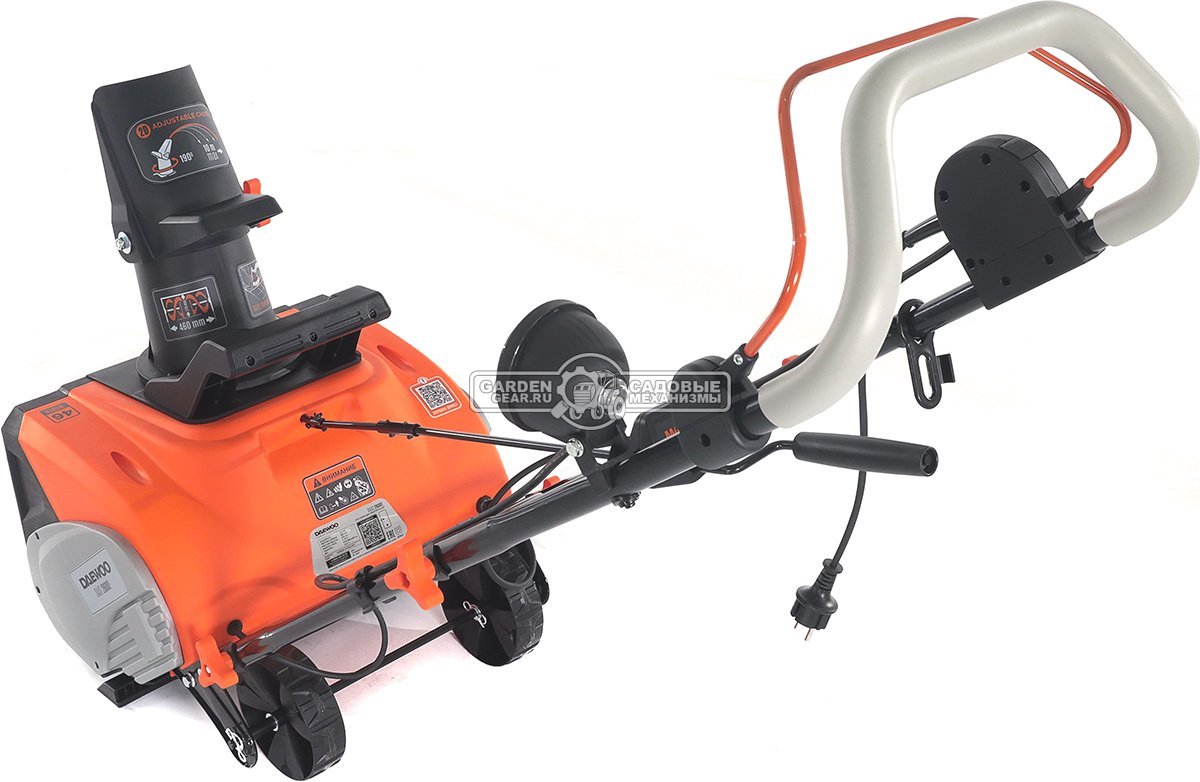 Снегоуборщик электрический Daewoo DAST 2600E (PRC, 46 см., 2600 Вт., LED фара, 15,5 кг.)