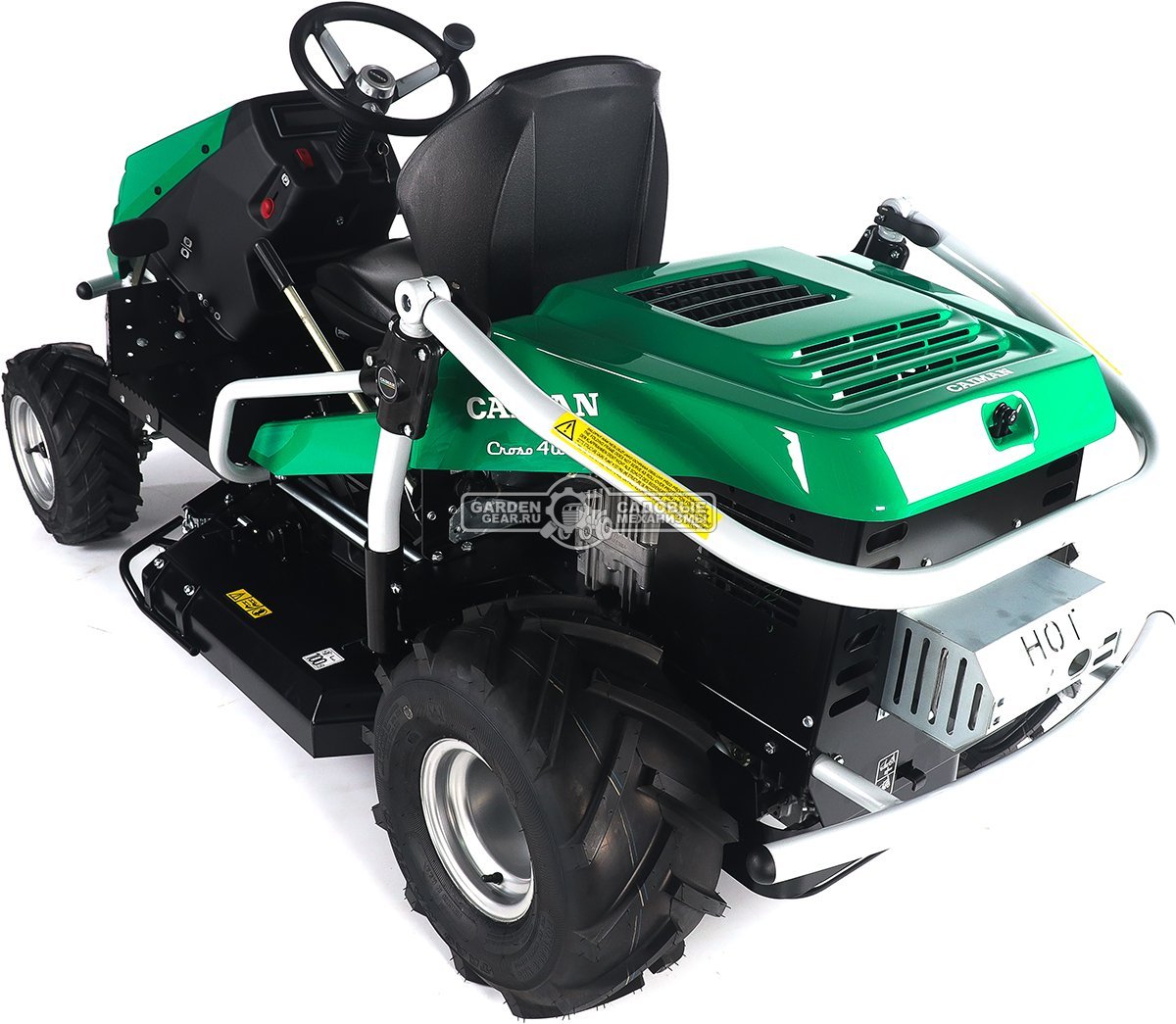 Садовый трактор для высокой травы и работы на склонах Caiman Croso Max 4WD 97D2C2 (CZE, Caiman V-Twin, 708 куб.см., 92 см, дифференциал, 349 кг.)