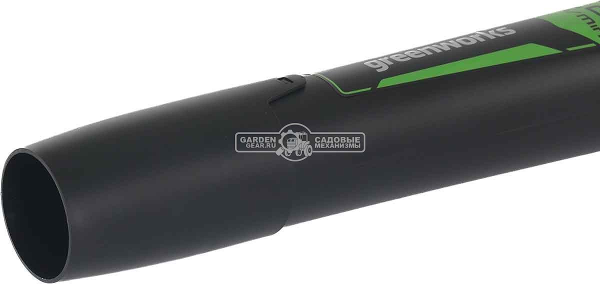 Воздуходувка аккумуляторная GreenWorks G24AB без АКБ и ЗУ (PRC, 24В, 145 км/ч, 1.7 кг)