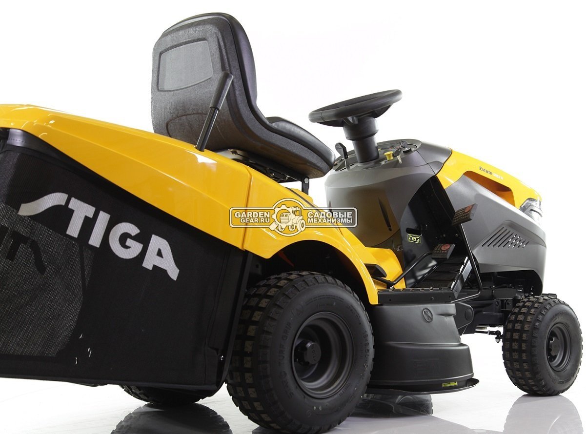 Садовый трактор Stiga Estate 5092 HW (ITA, Stiga ST600 V-Twin, 586 куб., гидростатика, травосборник 290 л., ширина кошения 92 см, NJ 92/102, 213 кг.)