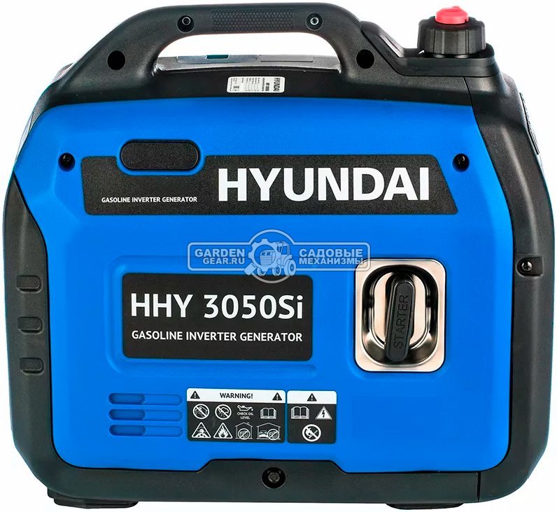 Бензиновый генератор инверторный Hyundai HHY 2050Si (PRC, Hyundai, 145 см3, 2.0/2.3 кВт, 3.7 л, 18 кг)