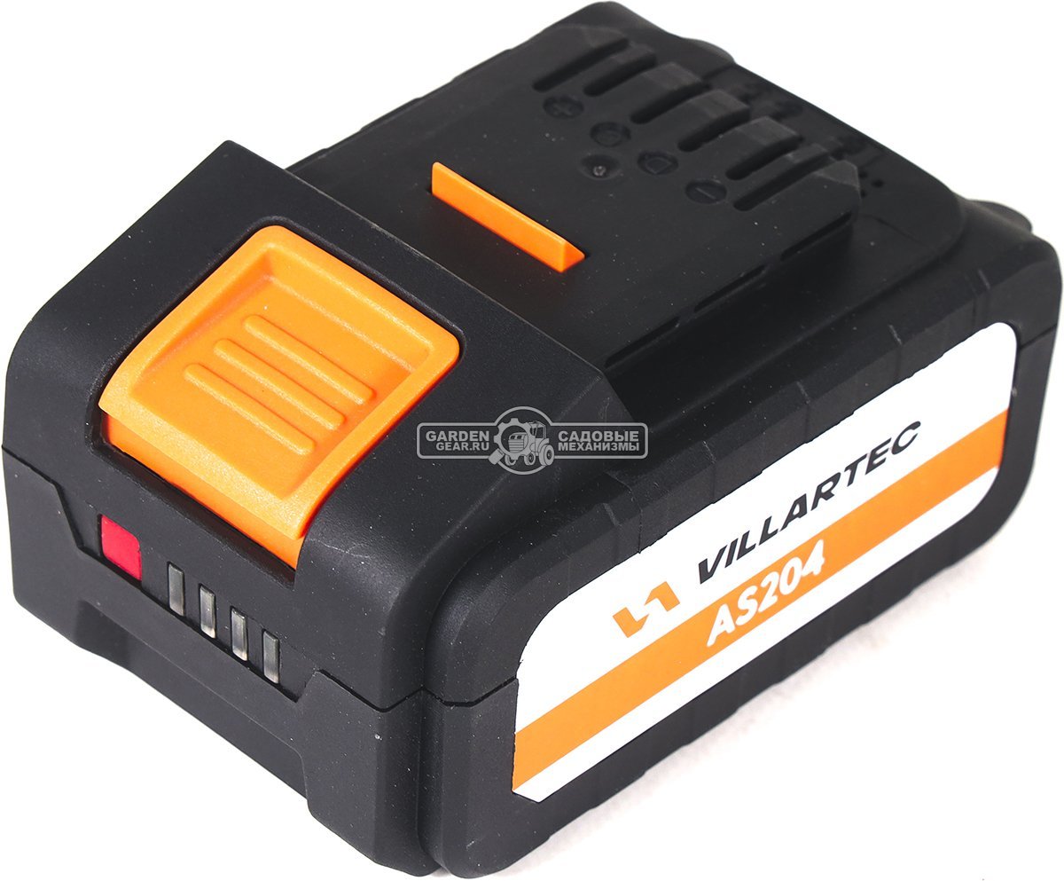 Аккумулятор Villartec AS204 (Li-ion 20В, 4 А/ч)