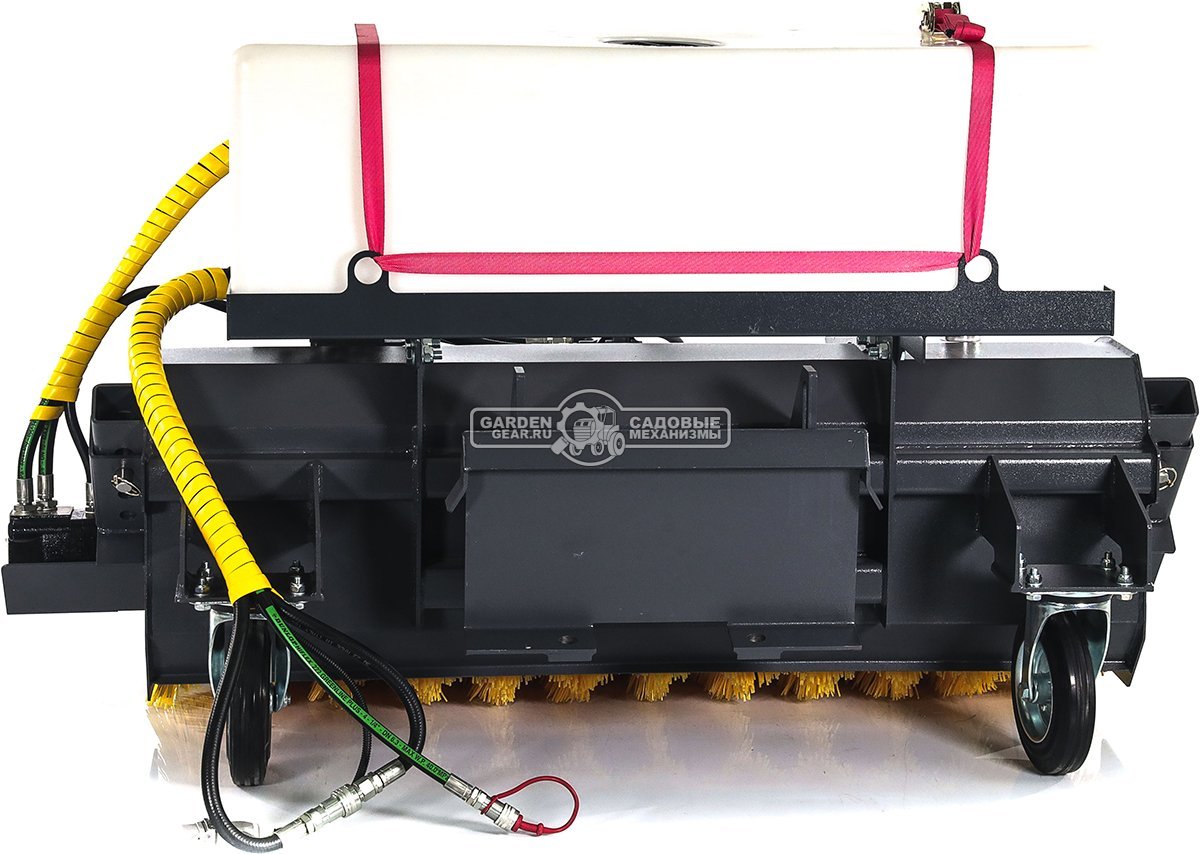 Щетка бункерная Baumech с системой орошения ширина 110 см., объем бункера 100 л., выгрузка гидравлическая, диаметр 400 мм., 180 кг.