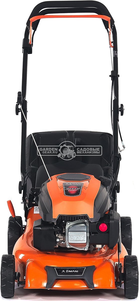 Газонокосилка бензиновая ZimAni LC142B (PRC, 42 см, 145 см3, Quattro Blade, 45 л, 23 кг)