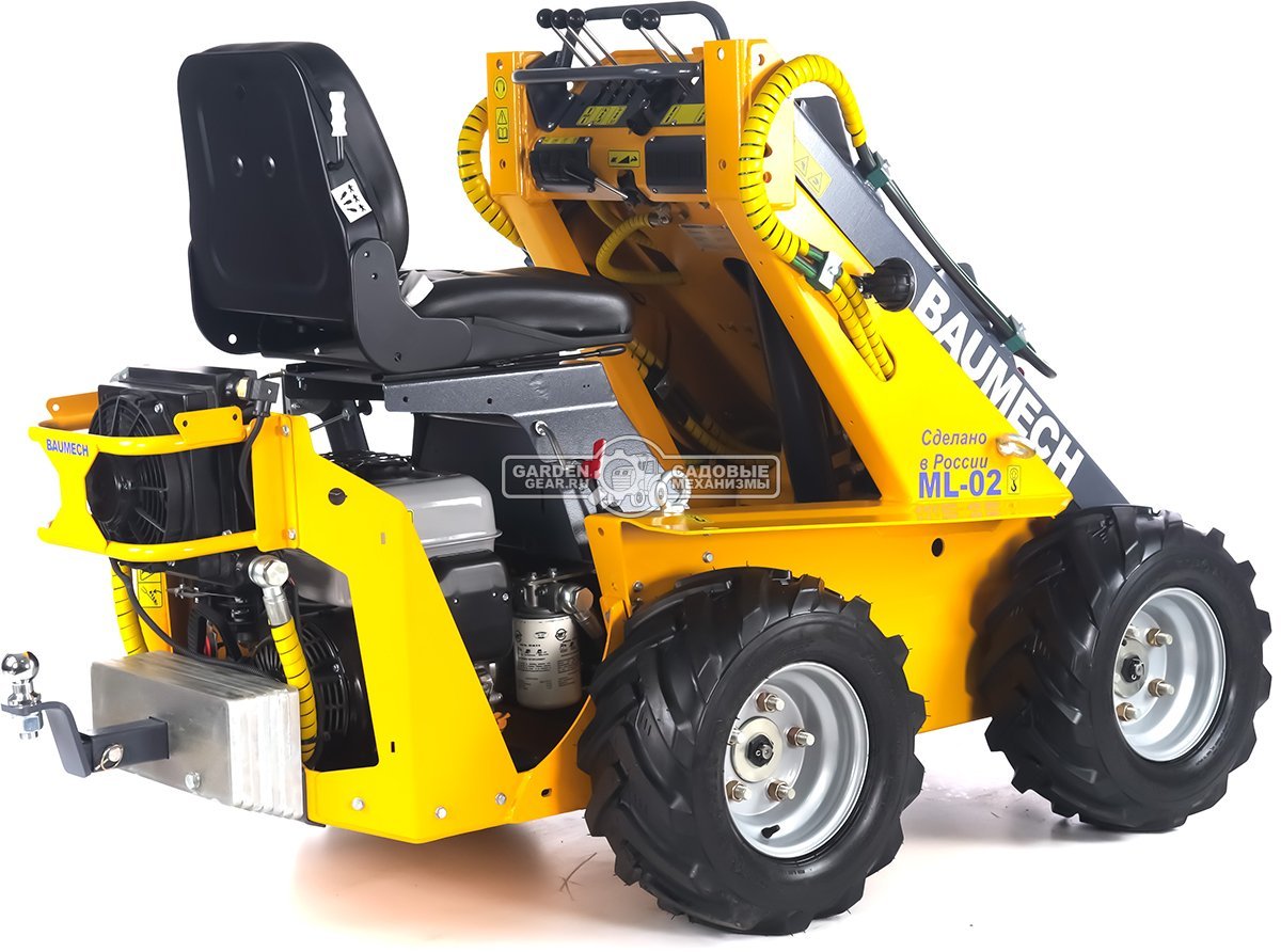 Универсальная машина мини-погрузчик Baumech ML-02 с двигателем Zongshen GB460E