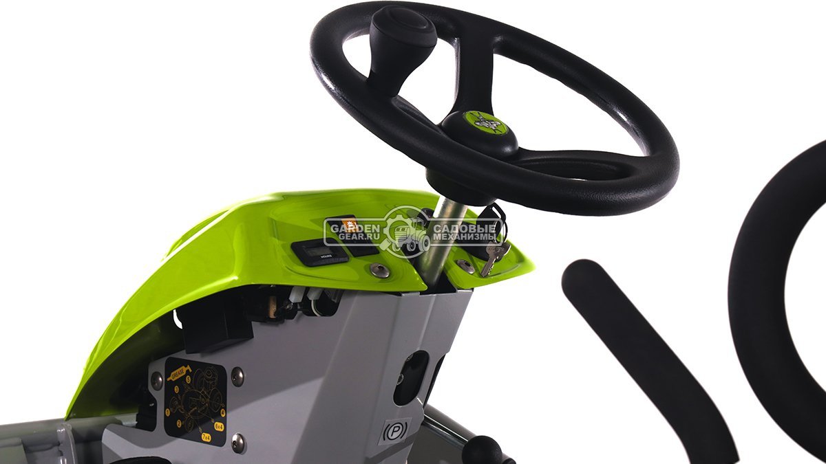 Садовый трактор для высокой травы и работы на склонах Grillo Climber 8.22 (ITA, B&S 7220 PXi, 656 куб.см3, задний выброс, дифференциал, 91 см, 290 кг)