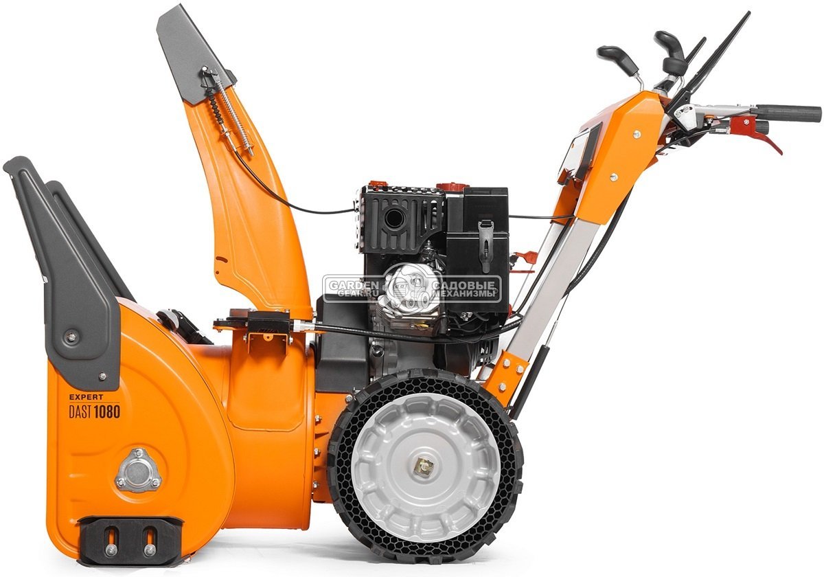 Снегоуборщик Daewoo DAST 1080 (LCT) (PRC, 77 см., Daewoo WXE350, 310 куб.см., запуск от аккумулятора, скорости 5/2, колеса EX-ICE, 123 кг.)