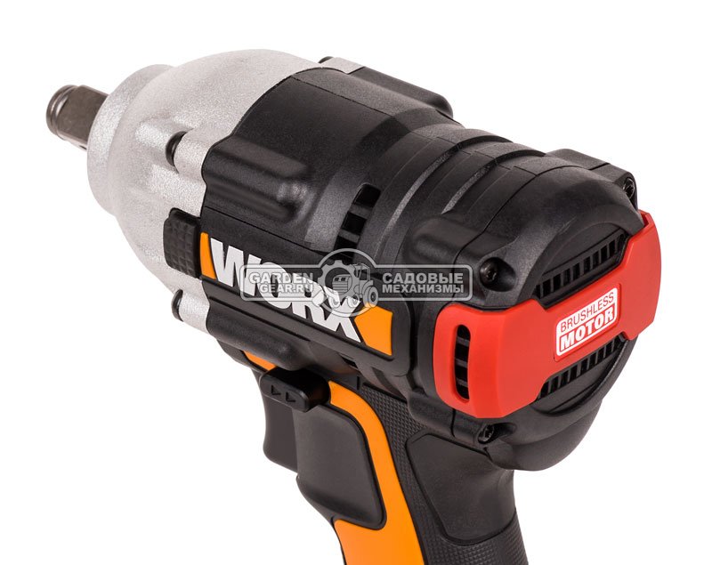 Гайковерт аккумуляторный Worx WX272.9 без АКБ и ЗУ (PRC, 20В, BL, 100/180/300 Нм, 1.7 кг)