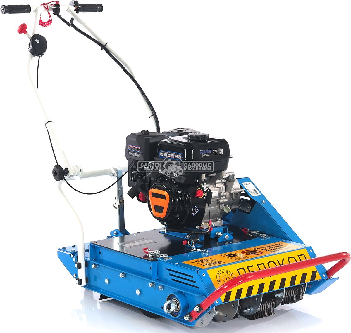 Ледокол тротуарный Нева ЛК1-ZS универсальный V4.6 (RUS, 45 см, Zongshen, 225 см3, элементы 10 грубой + 120 деликатной очистки, 78 кг.)