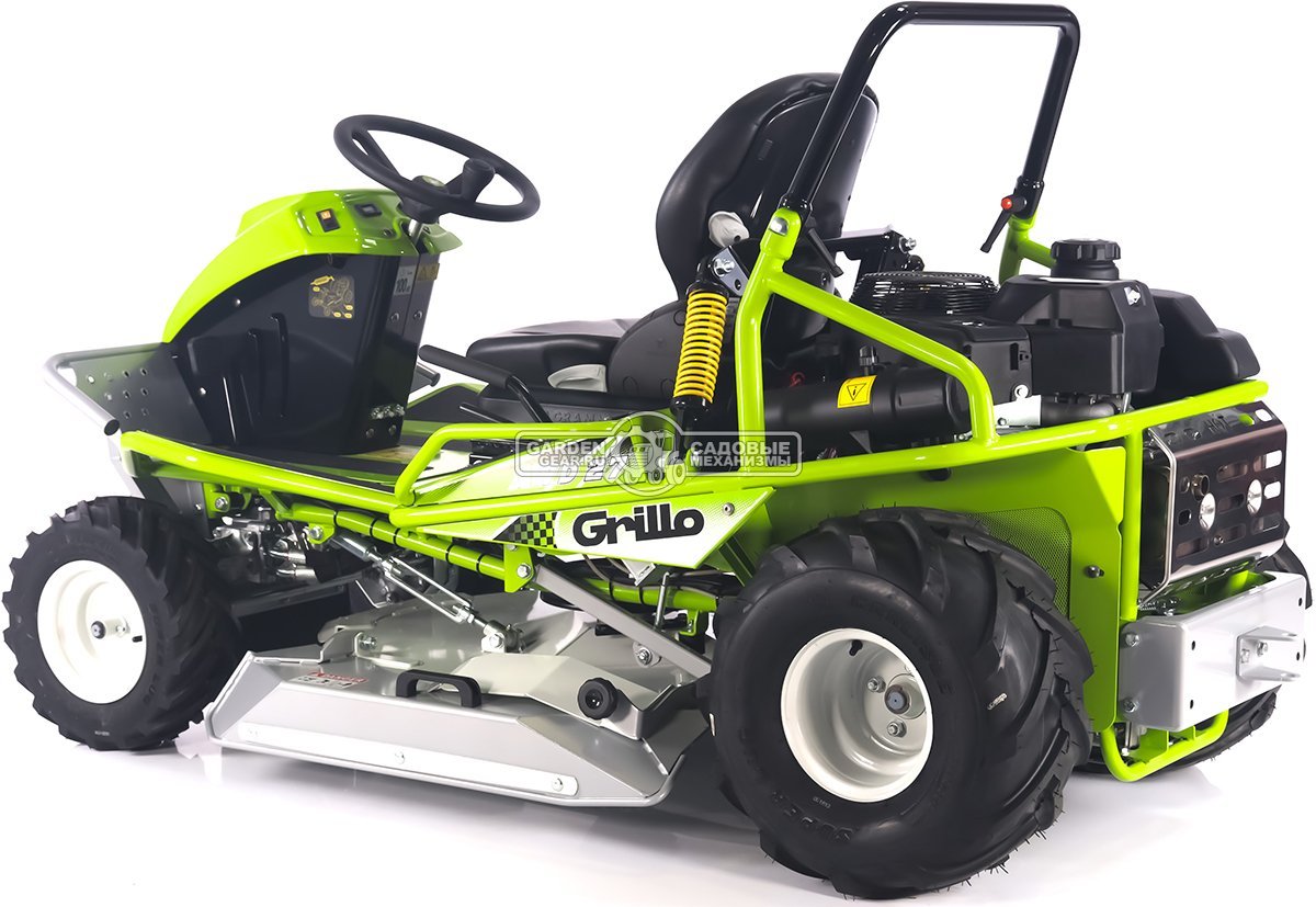 Садовый трактор для высокой травы и работы на склонах Grillo Climber 10.27 4WD (ITA, B&S 8290 CXi, 724 куб.см3, задний выброс, диффер., 98 см, 383 кг)