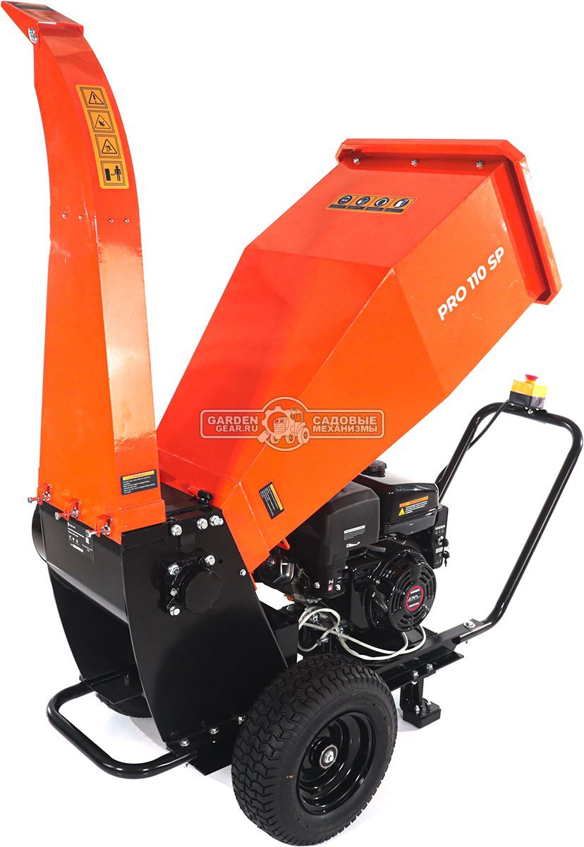 Садовый измельчитель веток бензиновый Yard Fox Pro 110SP (PRC, Loncin, 420 см3, эл/стартер, ветки до 110 мм, 110 кг)
