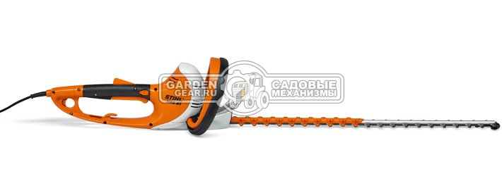 Кусторез электрический Stihl HSE 81 нож 60 см (650 Вт, расстояние между зубьями 36 мм., поворотная рукоятка, 4.2 кг)