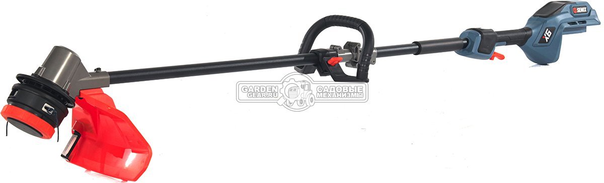 Триммер аккумуляторный Senix GTX6-M-EU c АКБ 3 А/ч и ЗУ (PRC, BL 60В, разъем, D рукоятка, леска 2.4 мм, 3.4 кг)