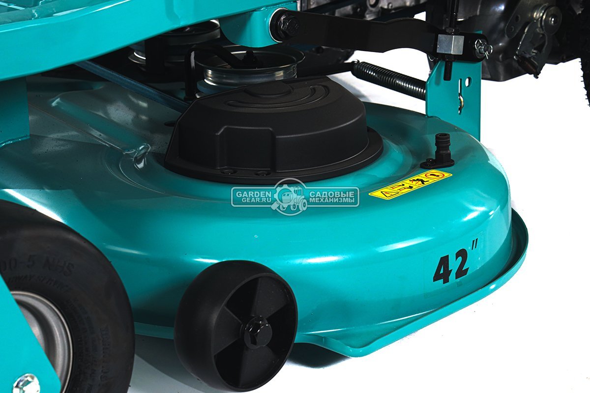 Садовый райдер Steviman ZR-107 HQ с нулевым радиусом разворота (PRC, Loncin, 586 куб.см., гидростатика, ширина кошения 107 см., 227 кг.)