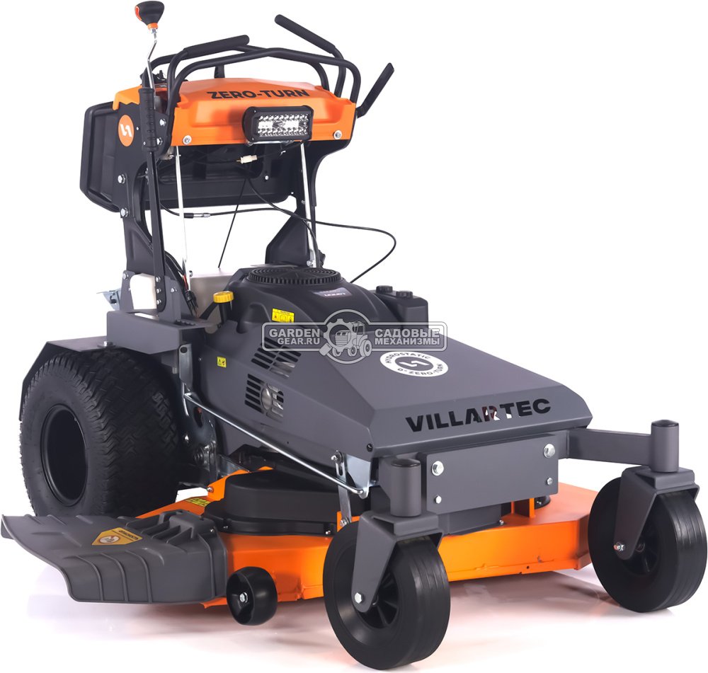 Садовый минирайдер Villartec MR 1700 Stand-On с нулевым радиусом разворота (PRC, Loncin LC1P90A 452 см3, 97 см, боковой выброс, 150 кг)
