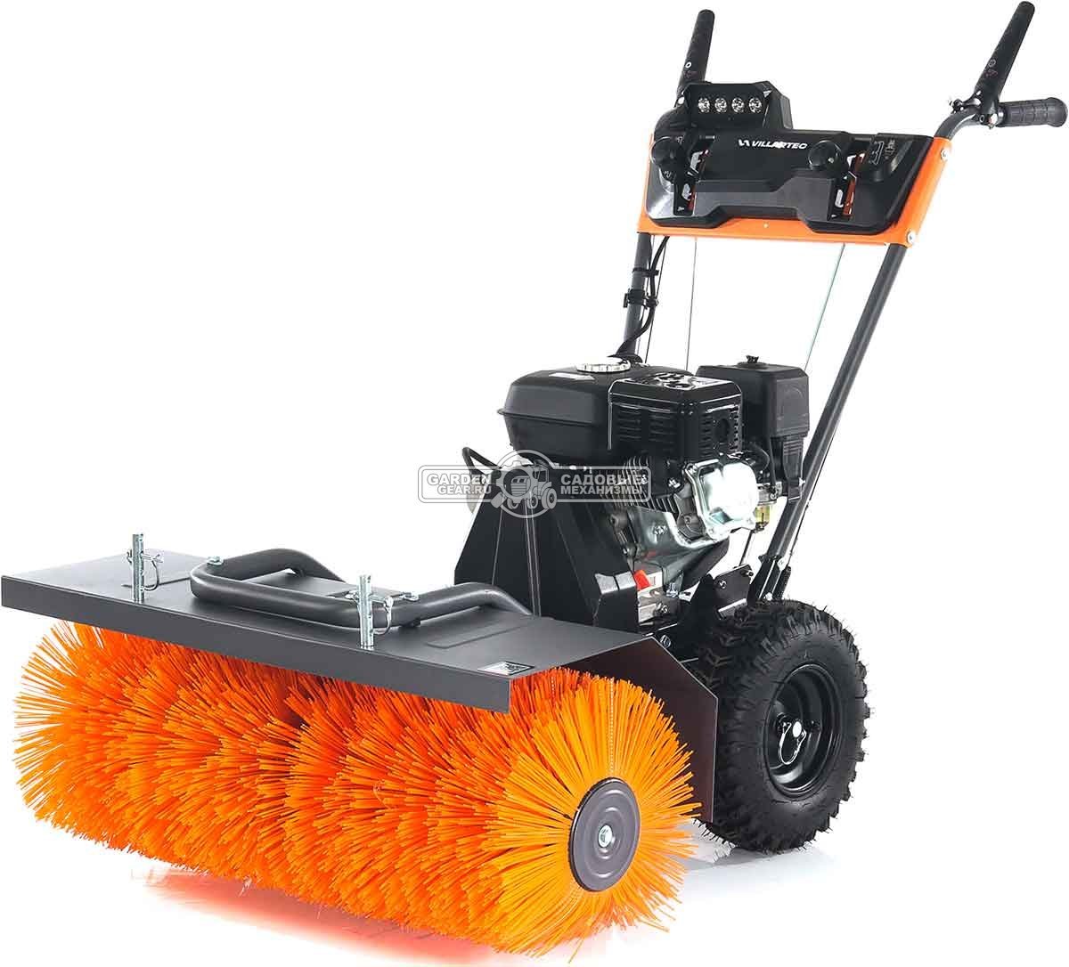 Подметальная машина Villartec S 7080E (PRC, 7.0 л.с., 212 см3, скорости 5/2, шир. 80 см., диам. 34,5 см., эл/стартер, фара, 70 кг)