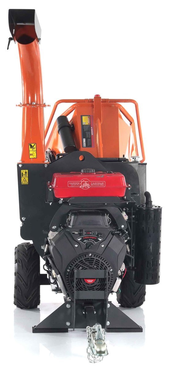 Измельчитель веток ZimAni LS 200 D (PRC, Loncin 764 куб.см., 30 л.с., с эл.старт, вал подачи, дисковый, ветки до 200 мм, одноосный прицеп, 415 кг)