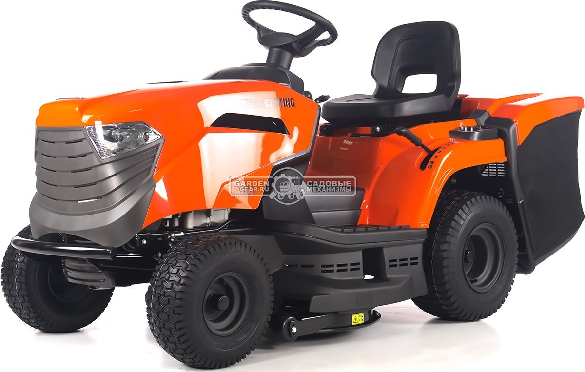 Садовый трактор Daewoo DLT 84M (PRC, Stiga ST400, 414 куб.см., механика, ширина кошения 84 см., травосборник 200 л., мульчирование, 190,5 кг.)